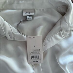 TARGET A NEW DAY BLOUSE Cream M